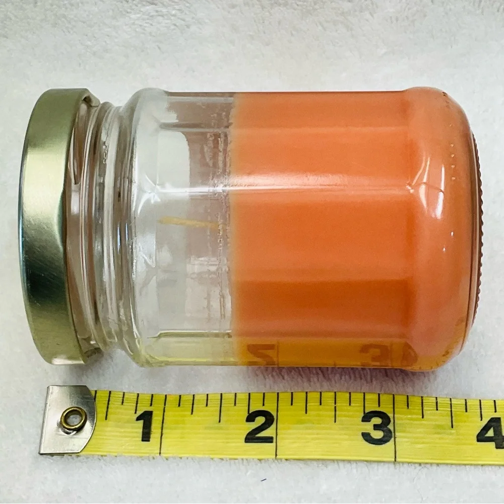 Pumpkin Spice Orange Scented Soy Candle - Set of 2
